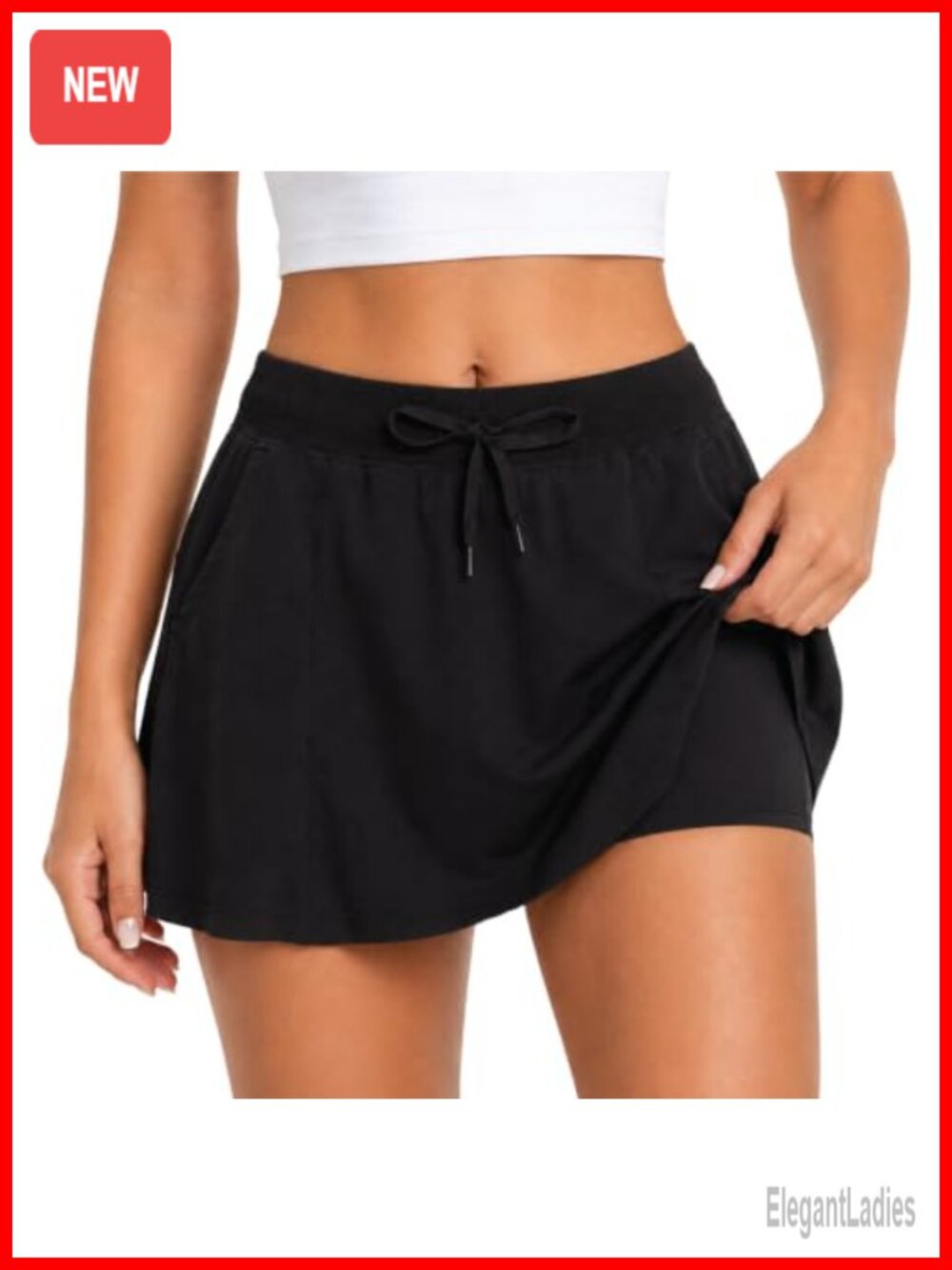Spyder Womens Pleated Skort with Pockets 2 Way Stretch UPF 30+